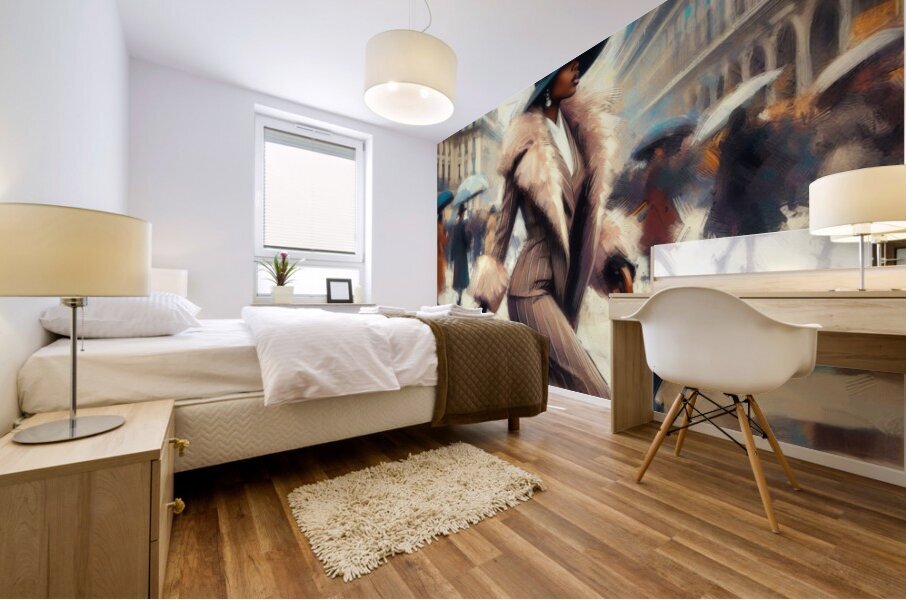 Celeste Vaughn: The Art of Elegance Mural print