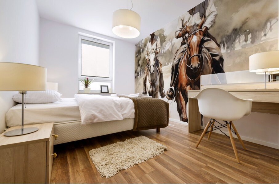 Trailblazers of the West Mural print