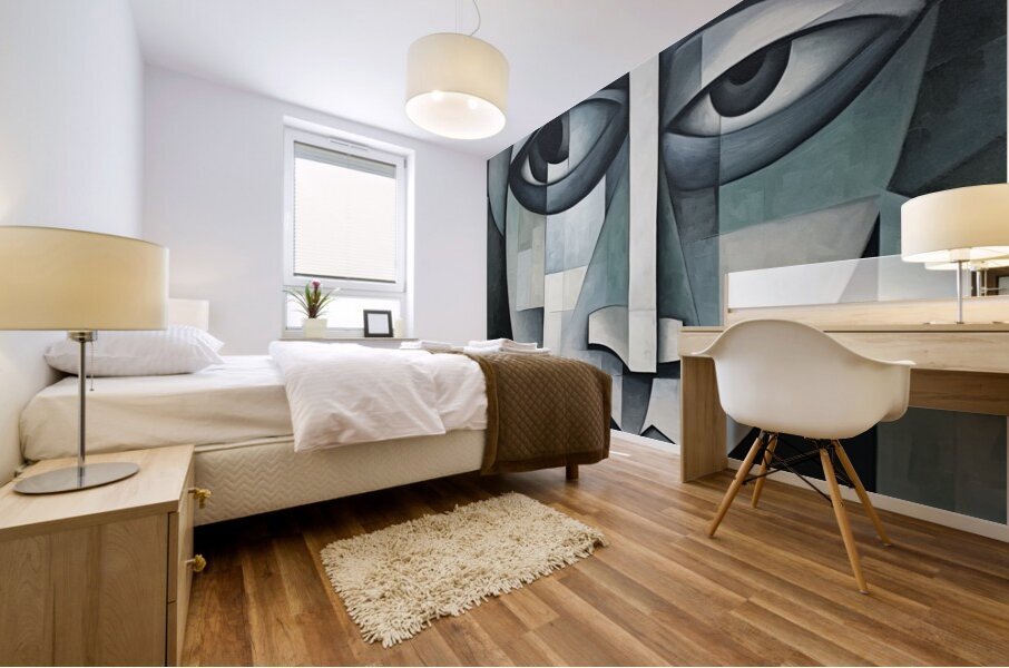 Introspective Geometry Mural print