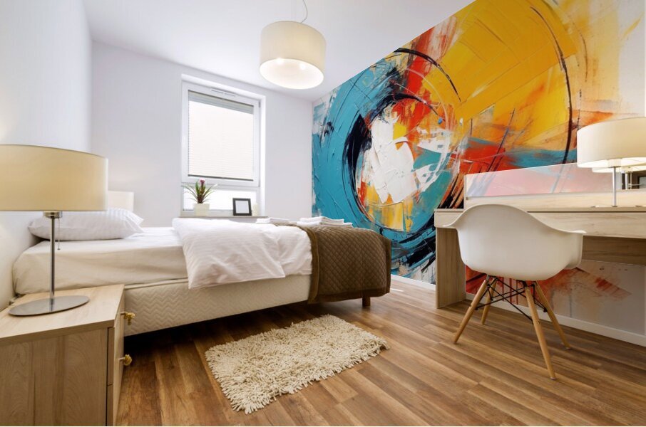 Celestial Confluence Mural print