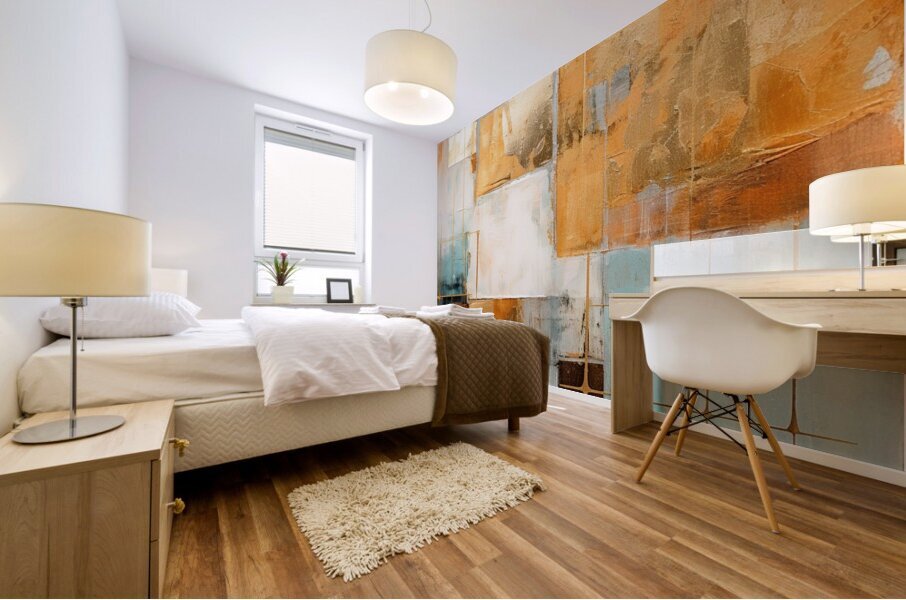 Gilded Pathways Mural print