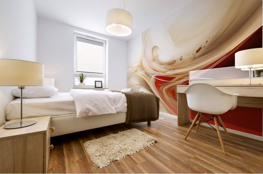 Ethereal Waves Mural print