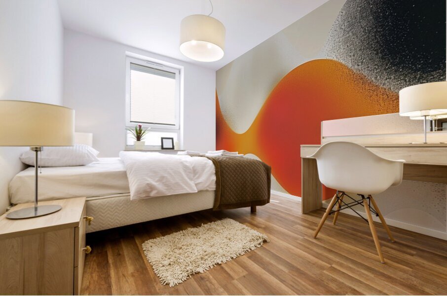 Rhythmic Waves Mural print