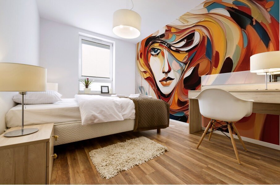 Flowing Emotions Mural print