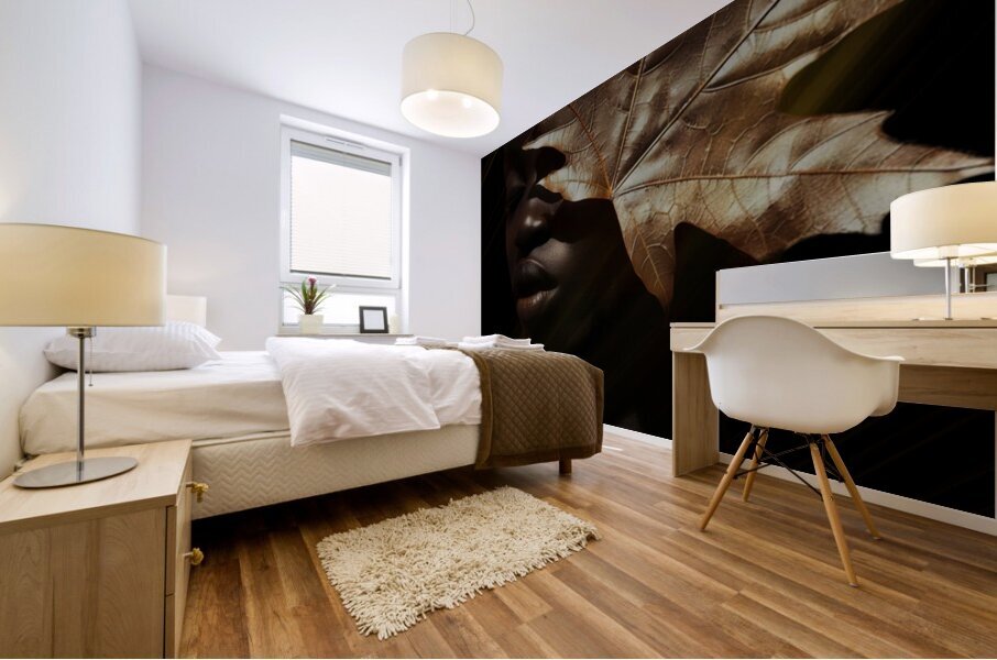 Golden Reflection Mural print