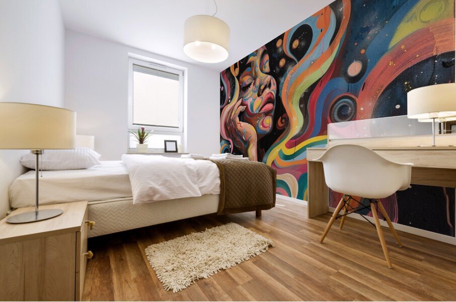 Cosmic Dreamscape Mural print