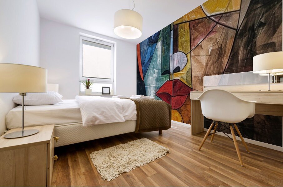 Fragmented Gaze Mural print