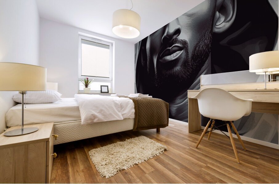 The Black Mamba Mural print