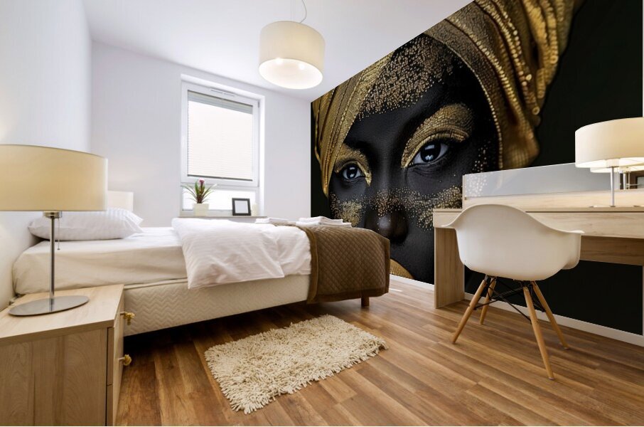Golden Mystique Mural print