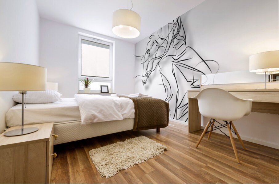 The Jazz Enthusiast Mural print