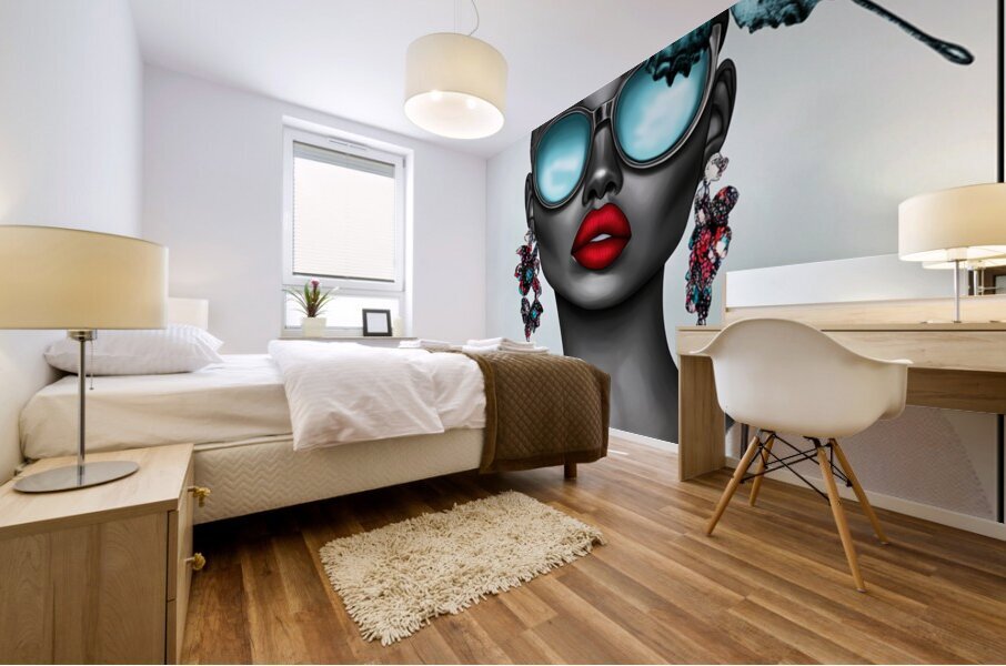 Aqua Allure Mural print