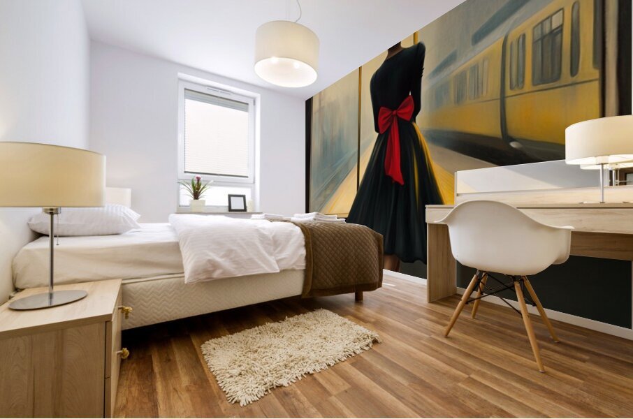 The Last Train Mural print