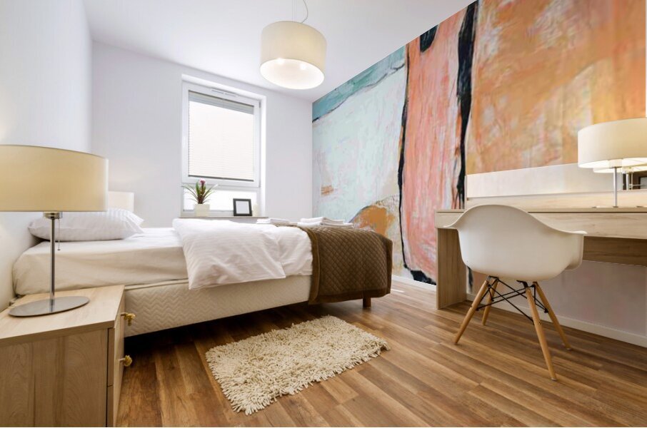 She Walked With Quiet Fire Mural print