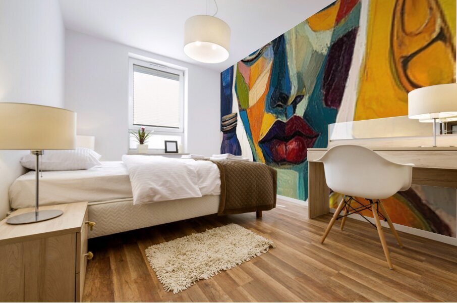 Citrus Crown Mural print