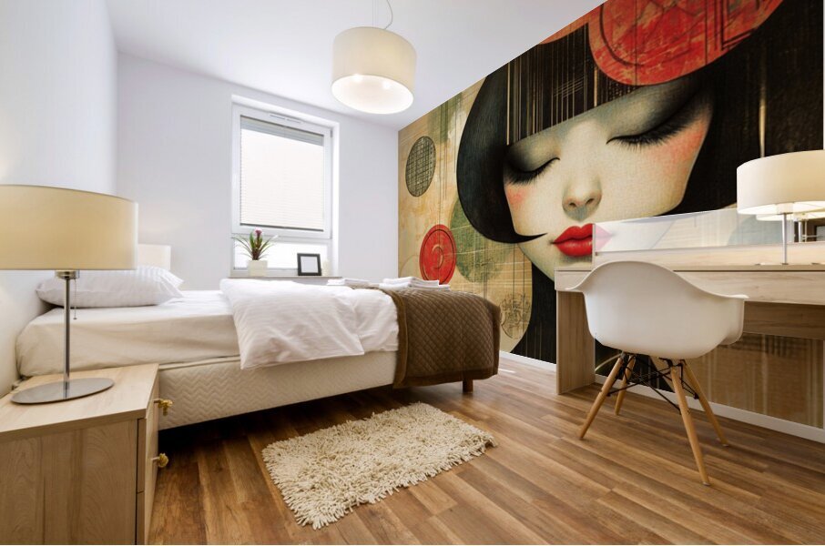 Hawse Geisha Frequency Mural print