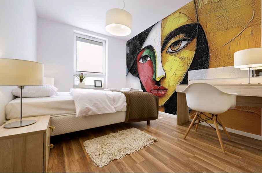 Unmasked Continuum Mural print