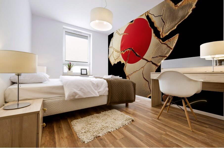 Kintsugi Continent Mural print