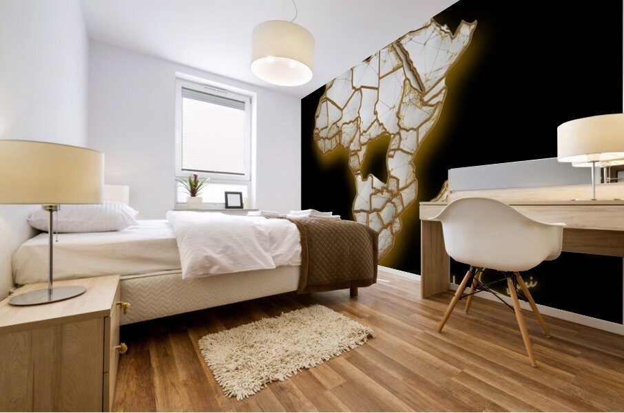 Networked in Light Mural print