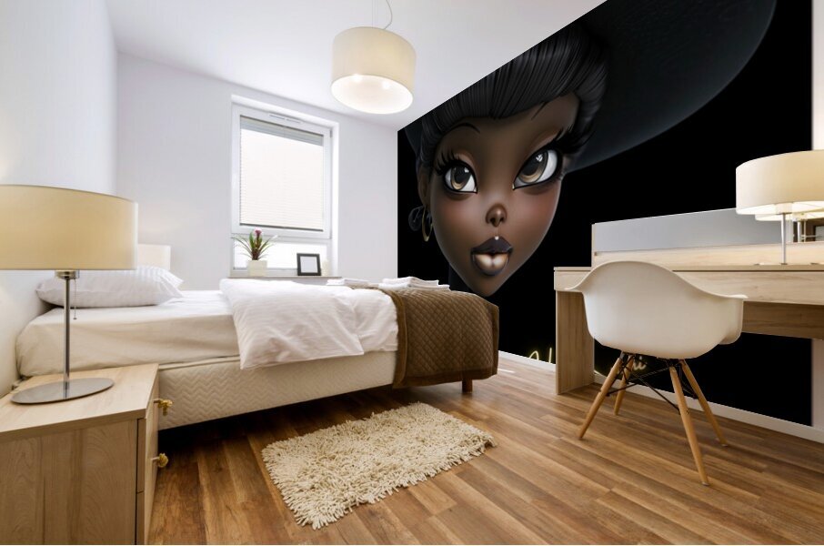 Velvet Noir Mural print