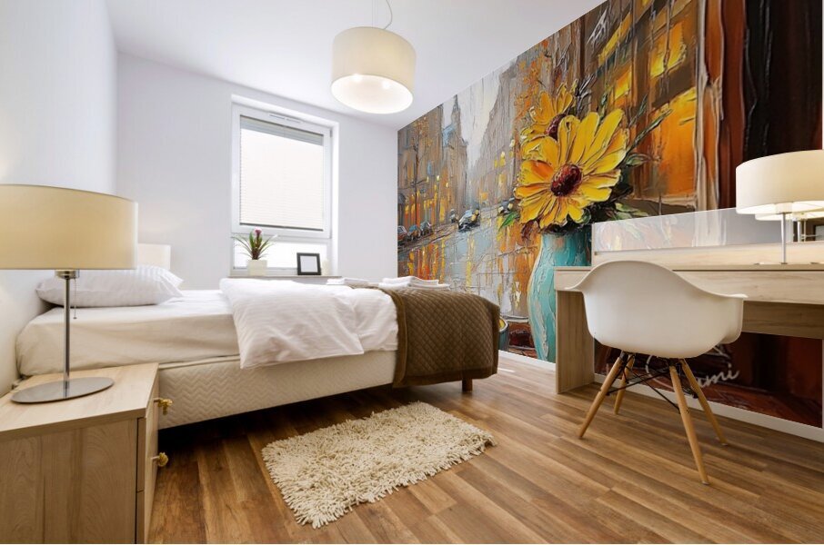 Latte After the Storm Mural print