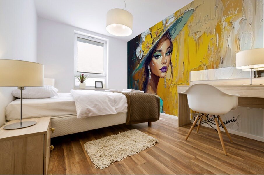 Whispers of Bloom Mural print