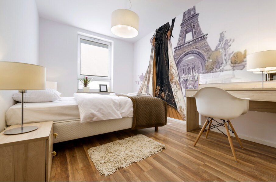 Baroque Heiress Mural print