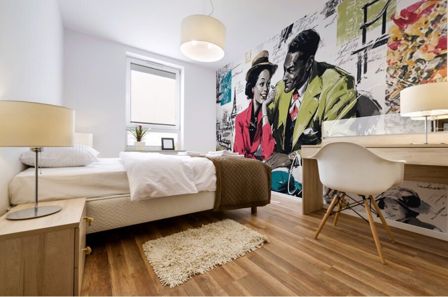 Parisian Rendezvous Mural print