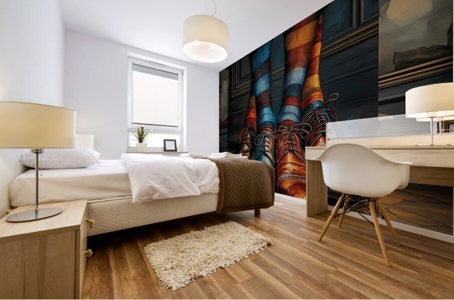 Symphony in Mismatch Mural print