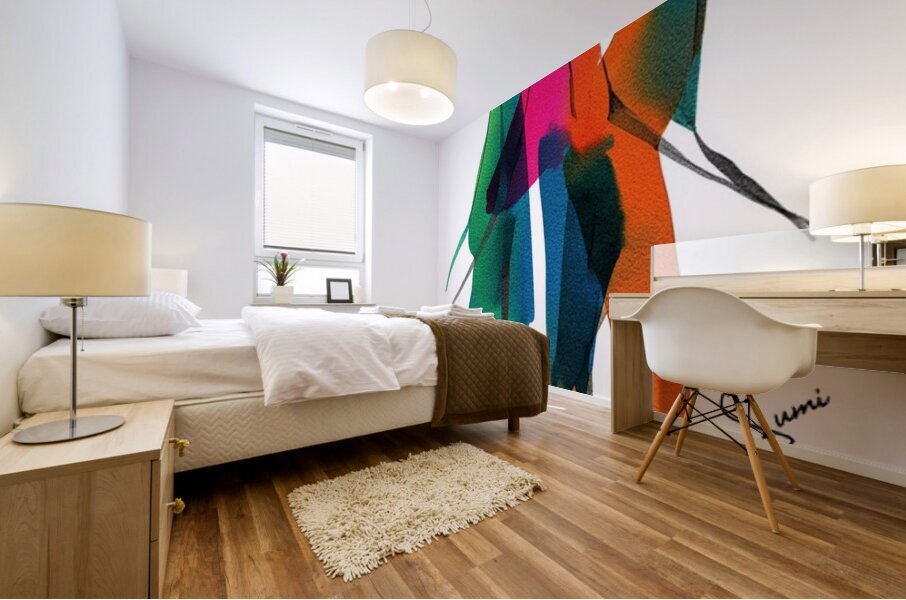 Stride of Color Mural print