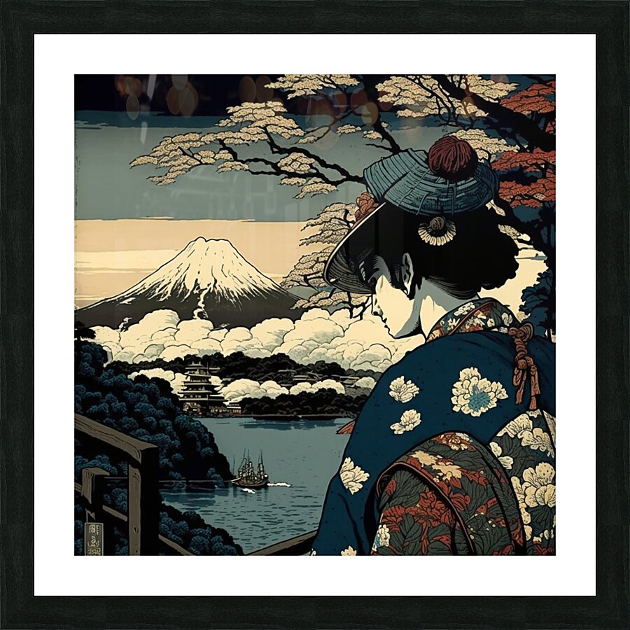 Whispers of Mount Fuji Picture Frame print