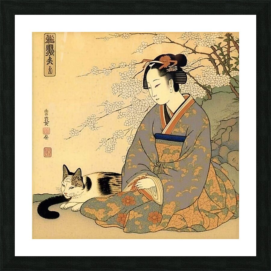 Blossom Companion Picture Frame print