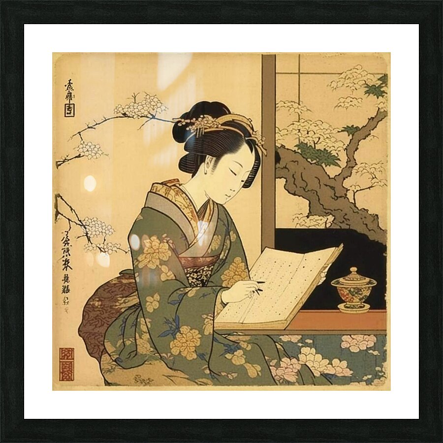 Whispering Blossoms Picture Frame print