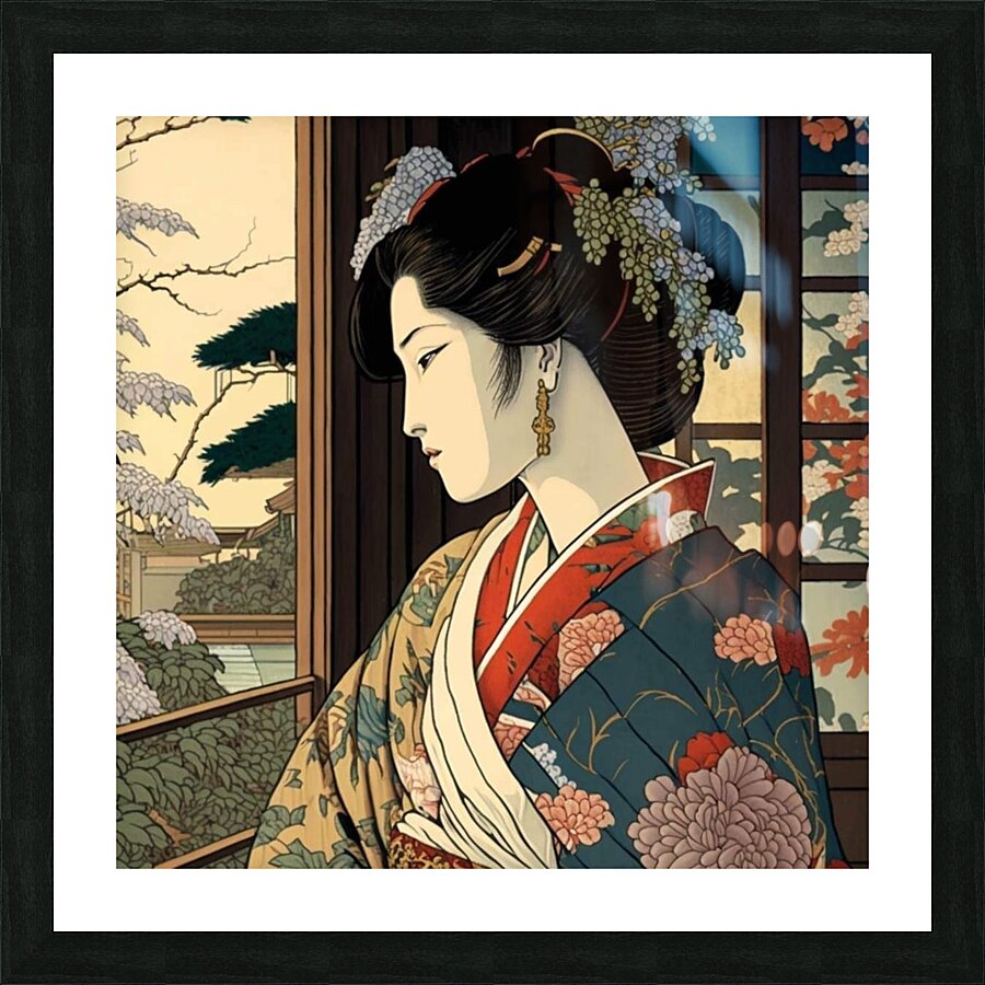 Wistful Blossoms Picture Frame print