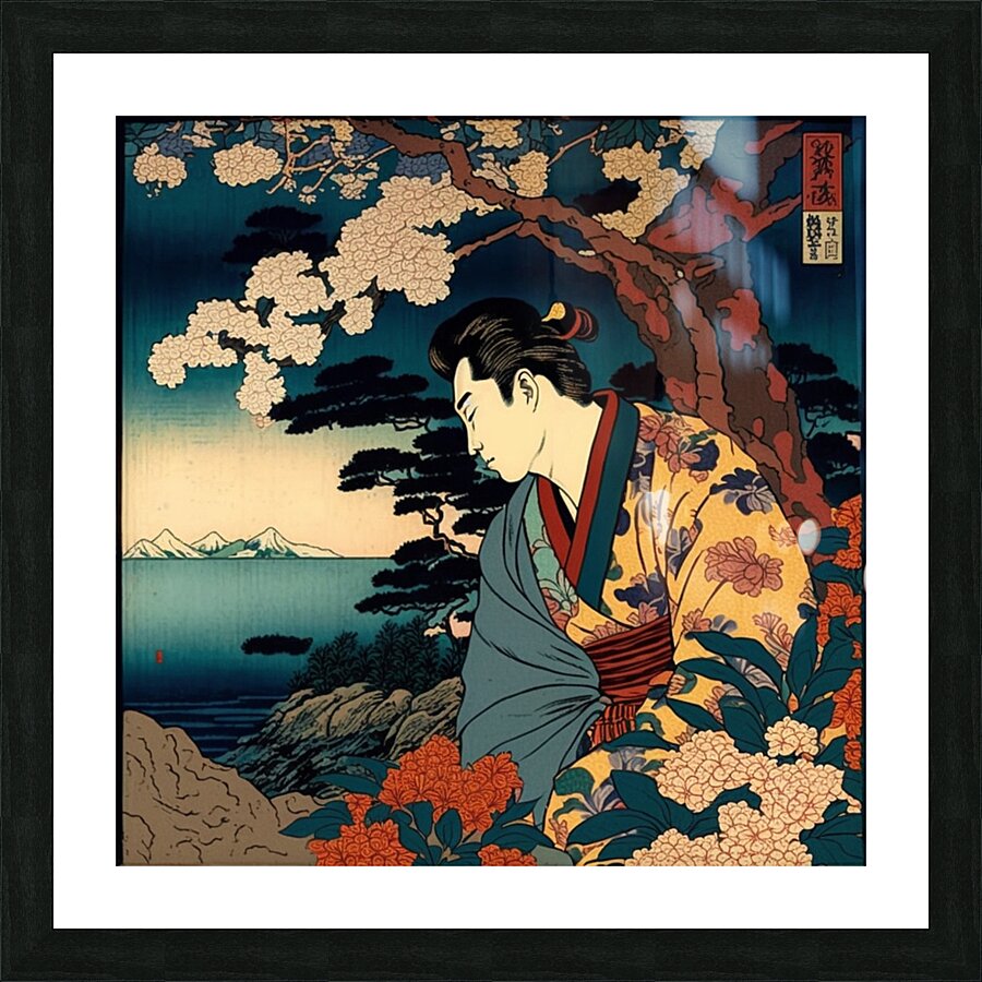 Twilight Reflection Picture Frame print