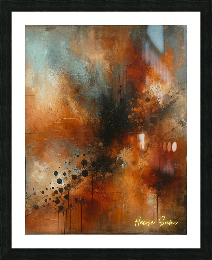 Cosmic Burst Picture Frame print