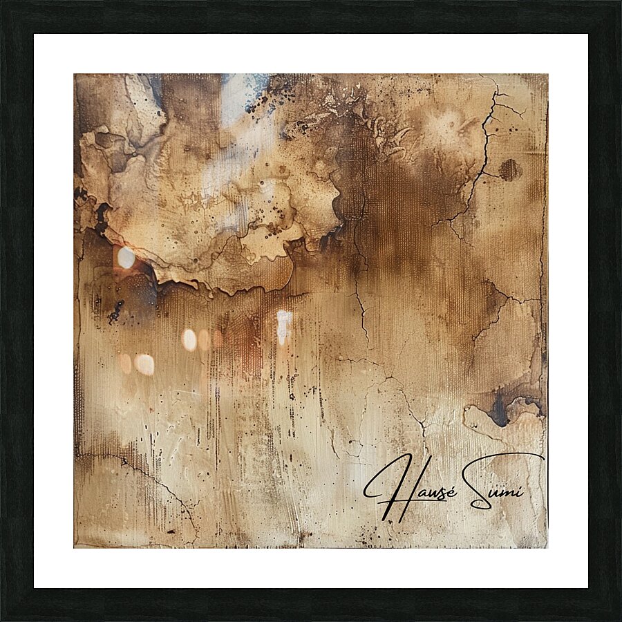 Fragmented Serenity Picture Frame print