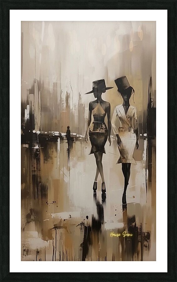 Elegance in the Cityscape Picture Frame print