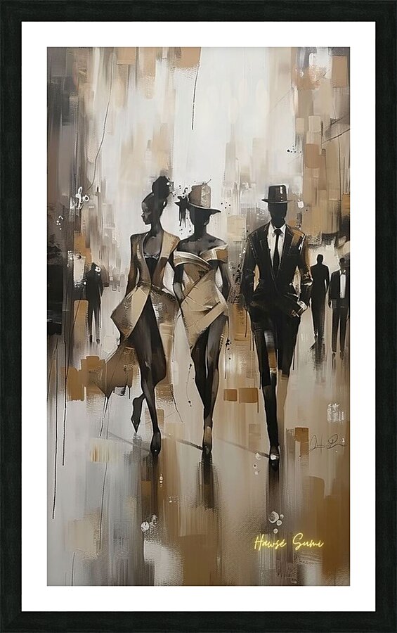 The Triumvirate Picture Frame print