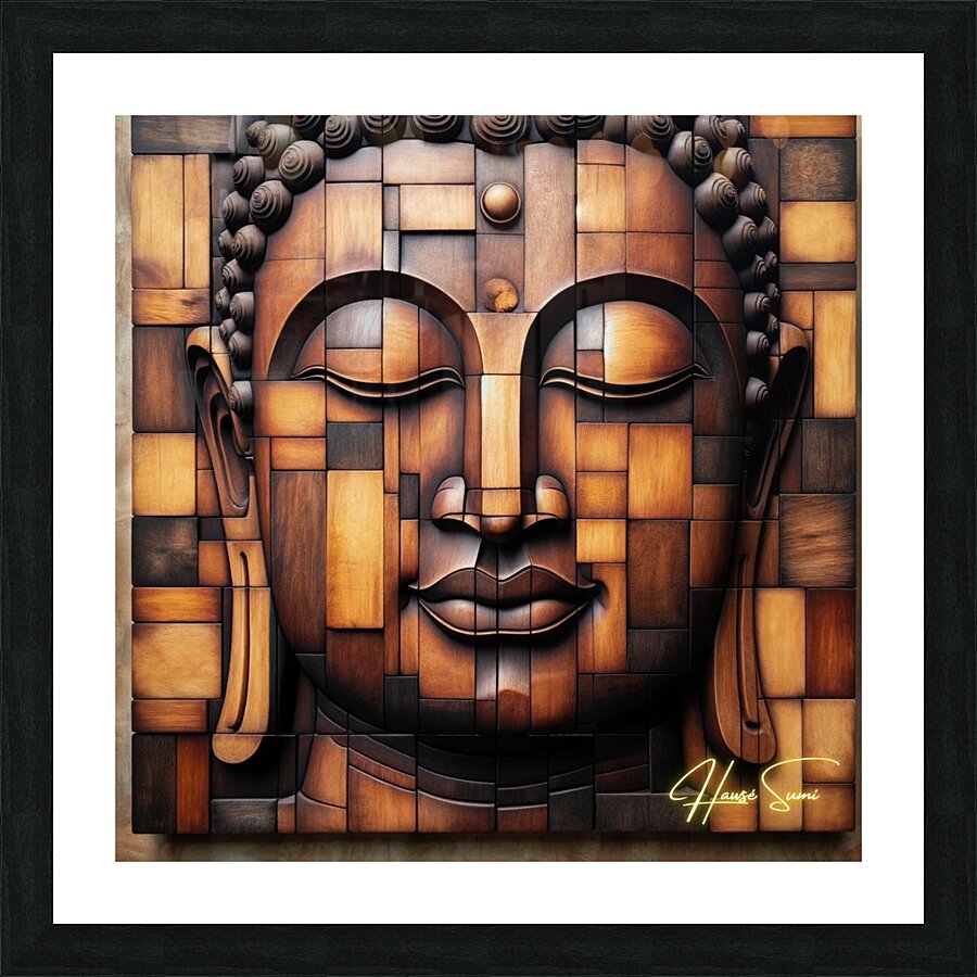 Wooden Wisdom Picture Frame print