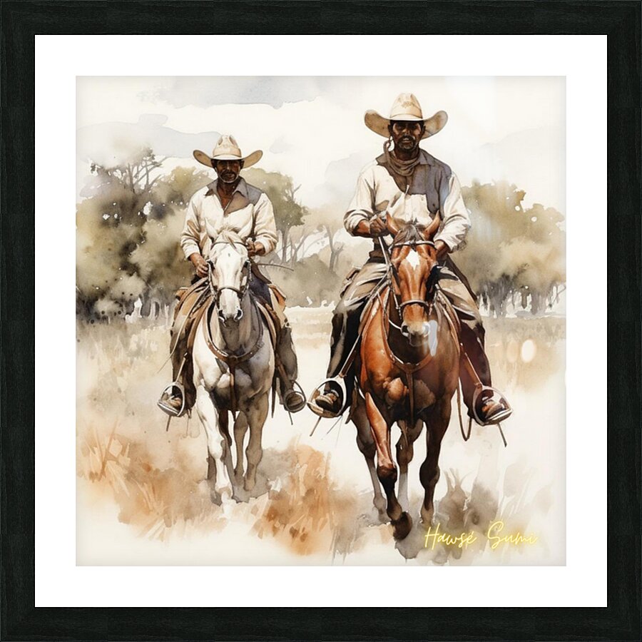 Trailblazers of the West Picture Frame print