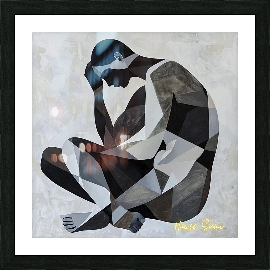 Contemplations in Monochrome Picture Frame print