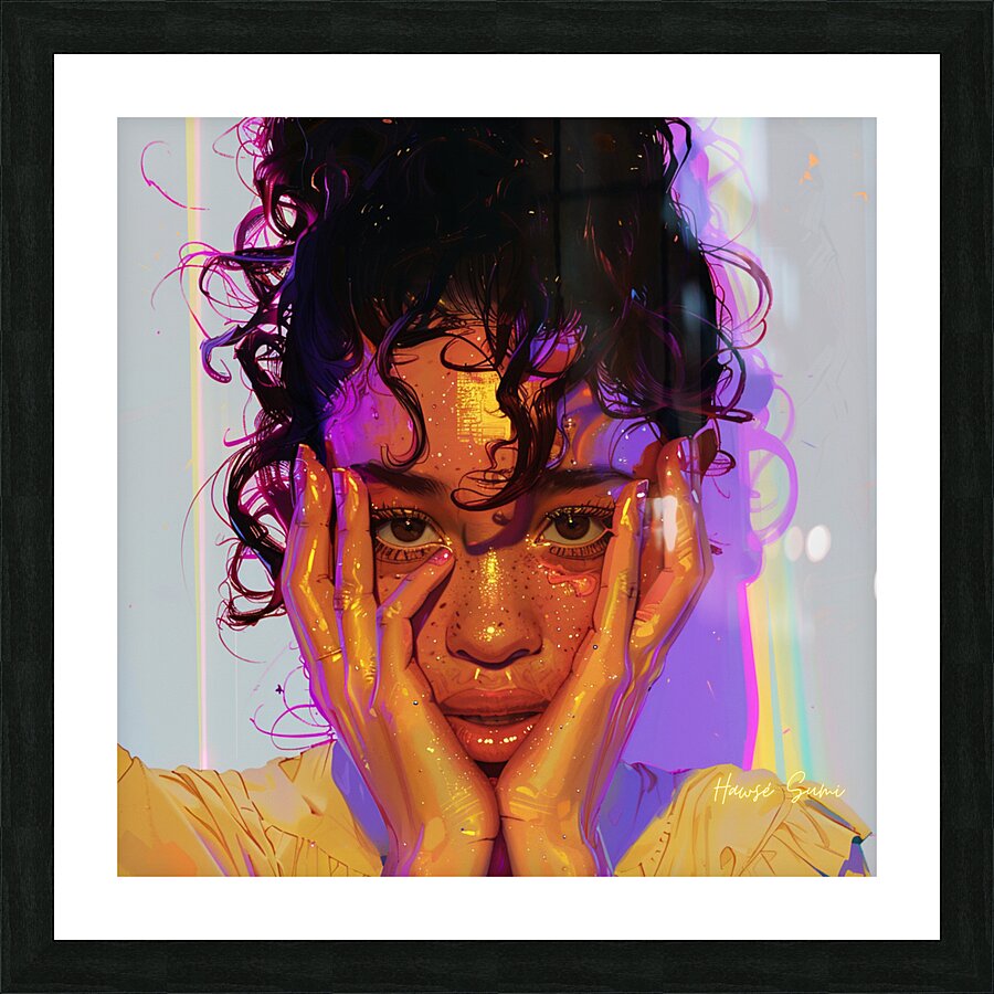 Radiant Reflection Picture Frame print