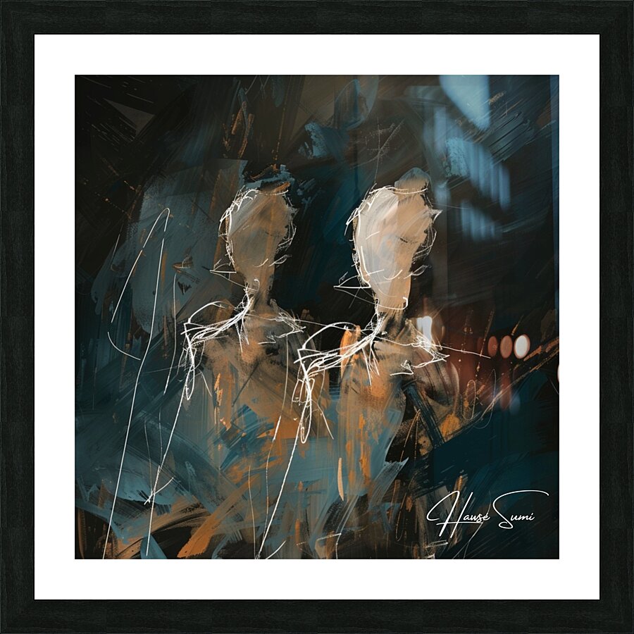 Ethereal Echoes Picture Frame print