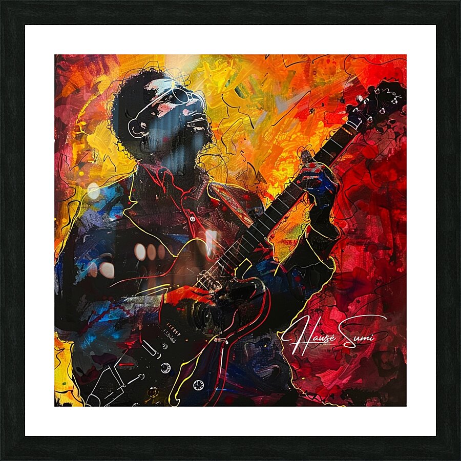 Euphoria in the Strings Picture Frame print