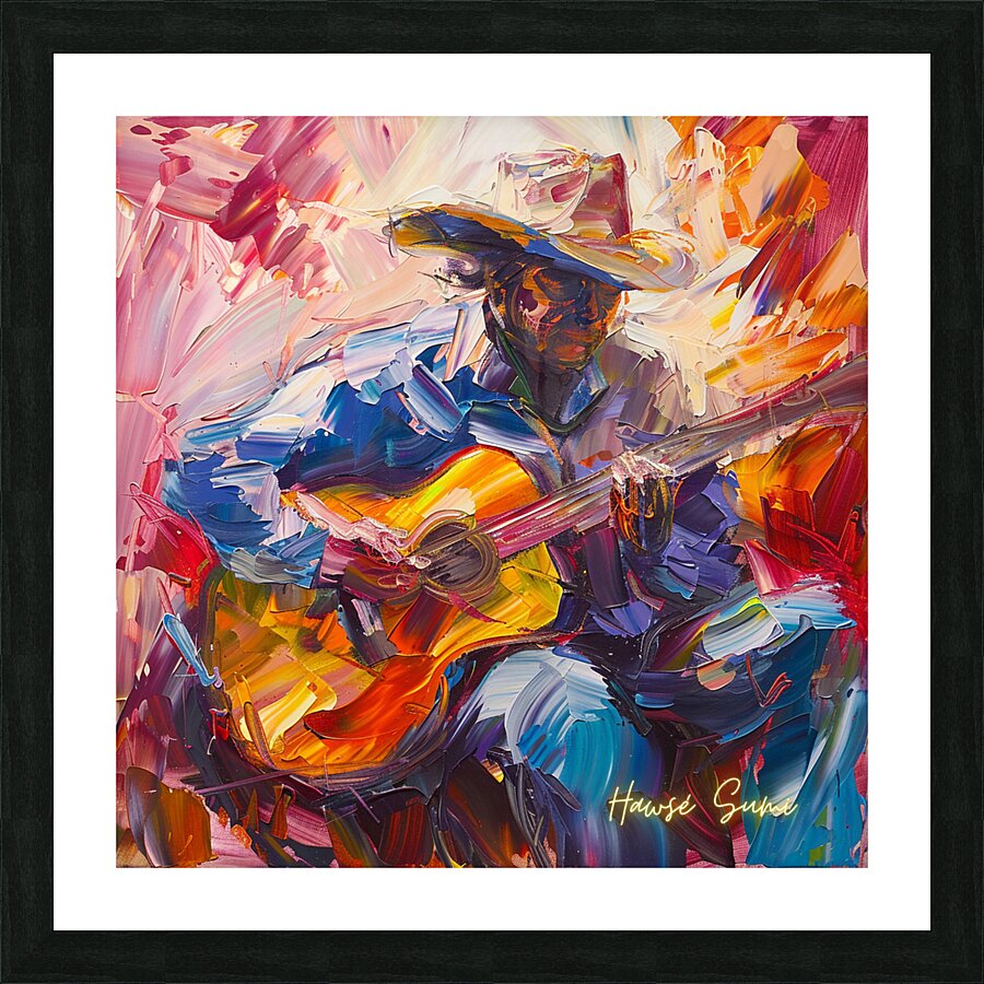 Harmony in the Brushstrokes Picture Frame print