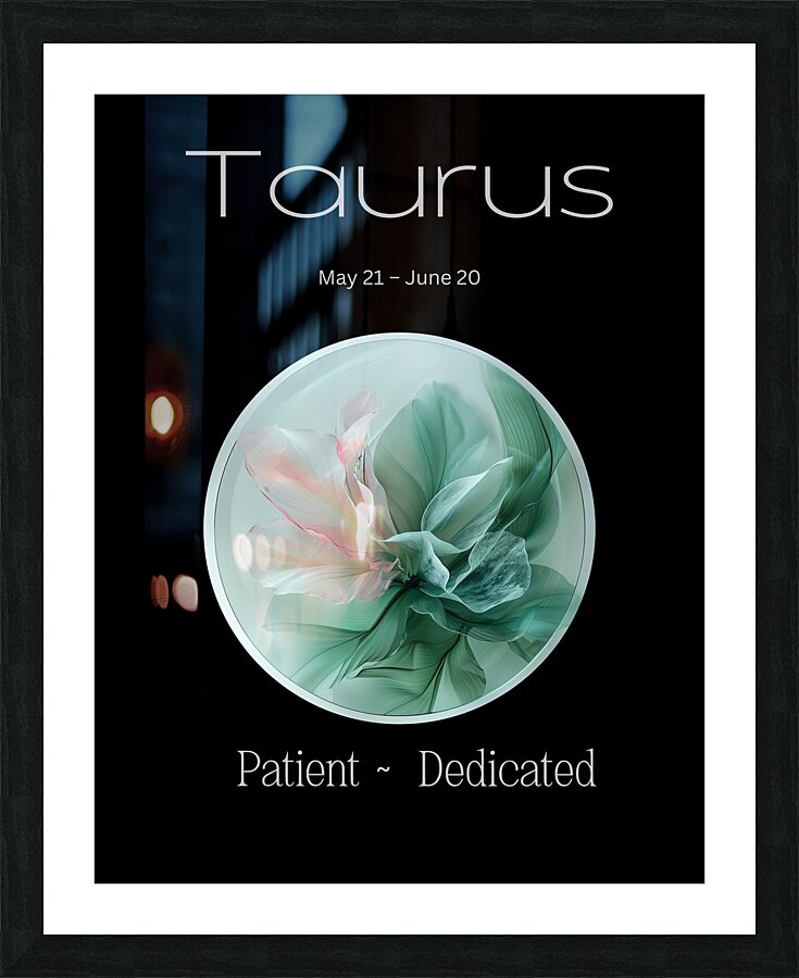 Taurus Picture Frame print