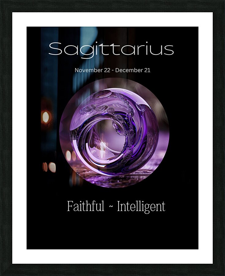 Sagittarius Picture Frame print