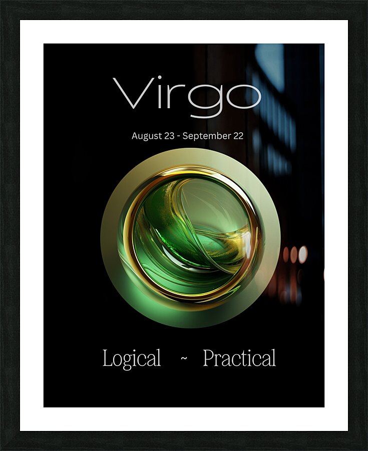 Virgo Picture Frame print