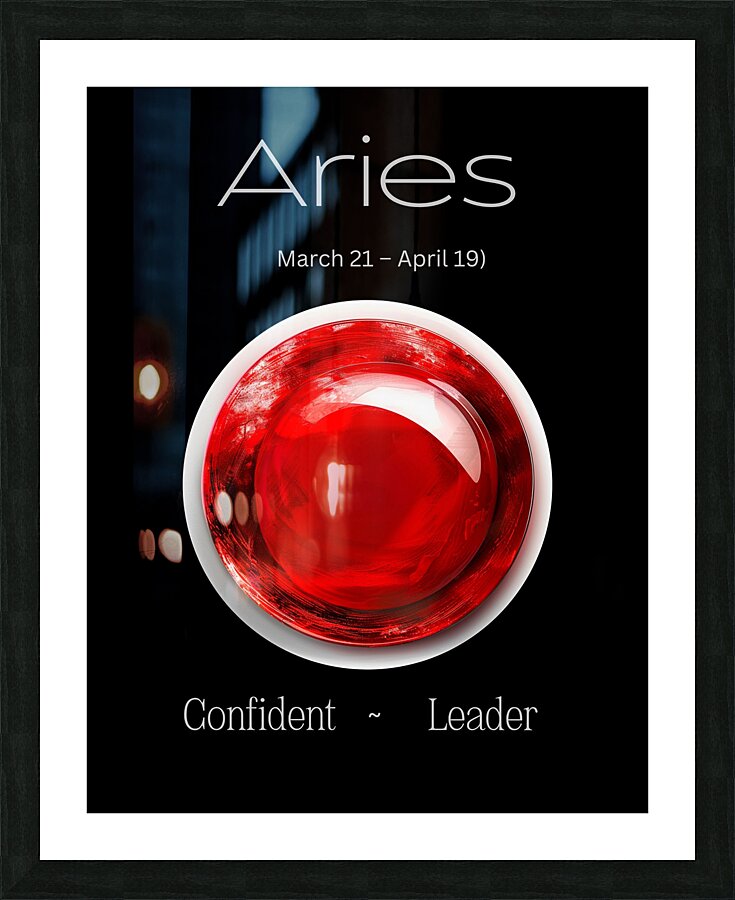 Aries Picture Frame print