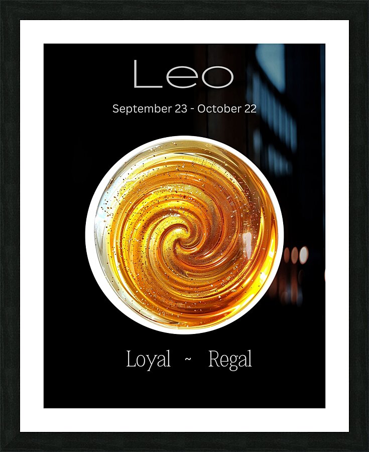 Leo Picture Frame print